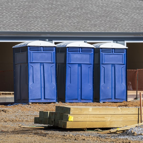 what is the cost difference between standard and deluxe porta potty rentals in Davenport ND